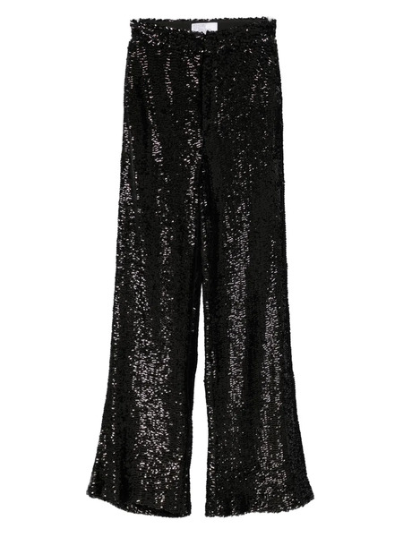  Giuseppe Di Morabito Sequin Palazzo Pants - Black 
