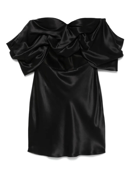  Giuseppe Di Morabito Silk Mini Dress - Black 