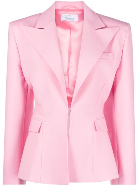  Giuseppe Di Morabito Singe-breasted Wool Blazer - Pink 