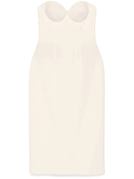  Giuseppe Di Morabito Strapless Midi Dress - Neutrals 