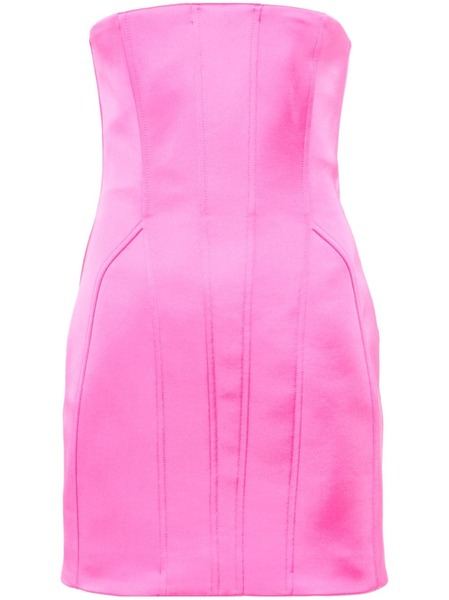  Giuseppe Di Morabito Strapless Satin Mini Dress - Pink 