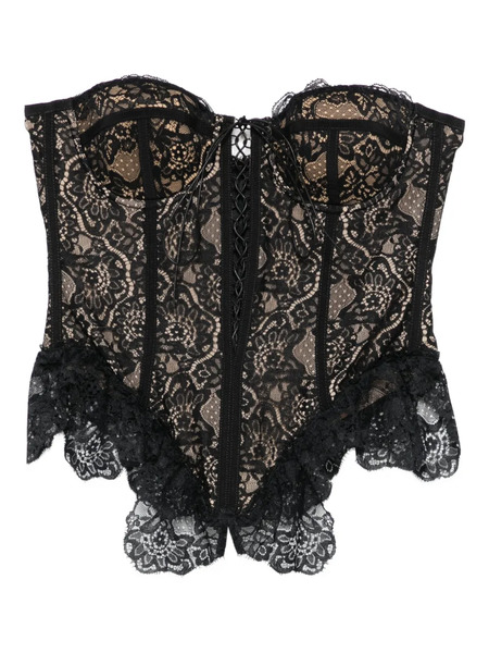  Giuseppe Di Morabito Sweetheart-neckline Corset Top - Black 