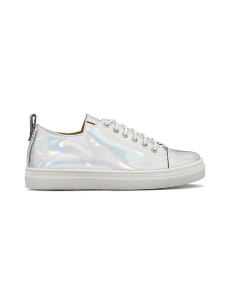 Giuseppe Junior Low Top Holographic Sneakers - White 