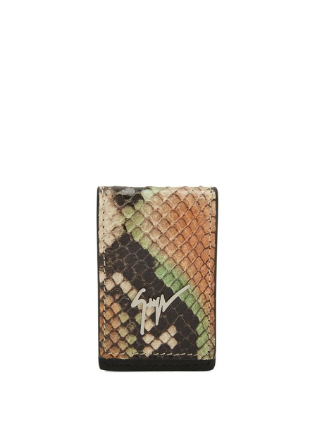  Giuseppe Zanotti Albert Card Holder - Black 