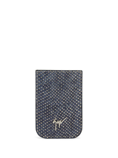  Giuseppe Zanotti Albert Card Holder - Blue 