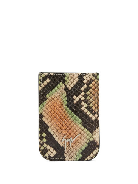  Giuseppe Zanotti Albert Card Holder - Brown 