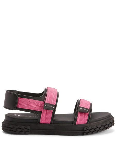  Giuseppe Zanotti Blabber Gummy Touch-strap Sandals - Black 