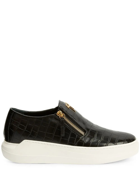  Giuseppe Zanotti Conley Zip Chunky Sneakers - Black 