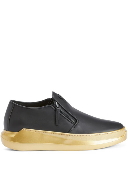  Giuseppe Zanotti Conley Zip Chunky Sneakers - Black 