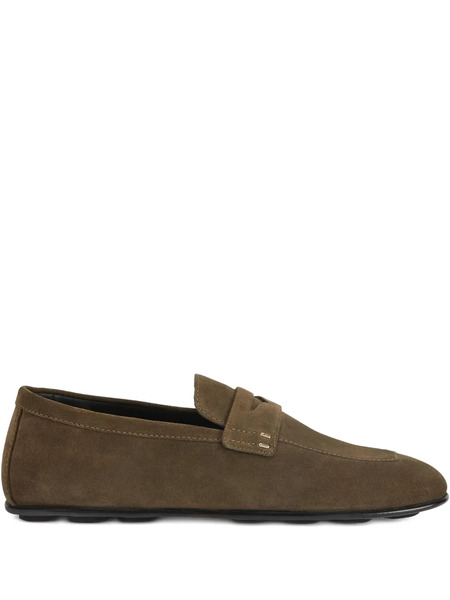  Giuseppe Zanotti Cristophe Suede Loafers - Green 