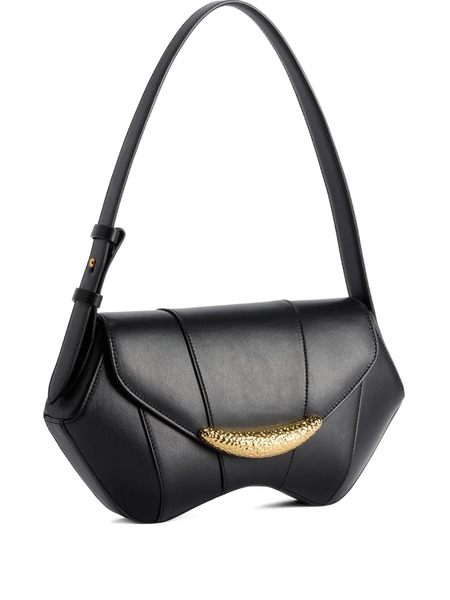  Giuseppe Zanotti Curved-shape Shoulder Bag - Black 