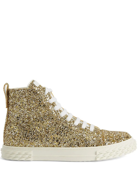  Giuseppe Zanotti Eco-blabber High-top Sneakers - Gold 