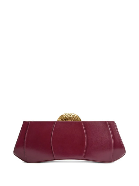  Giuseppe Zanotti Eve Lambskin Clutch Bag - Red 