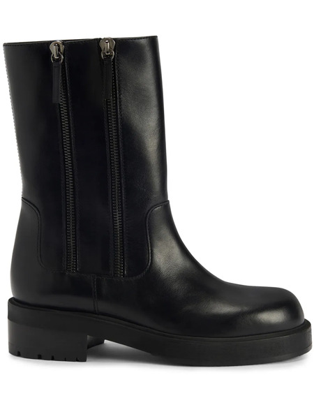  Giuseppe Zanotti Faustus Man Mid-calf Combat Boots - Black 