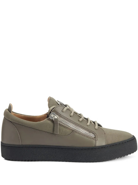  Giuseppe Zanotti Frankie Double-zip Low-top Sneakers - Green 