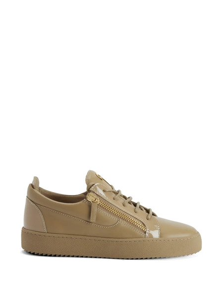  Giuseppe Zanotti Frankie Zip Sneakers - Neutrals 