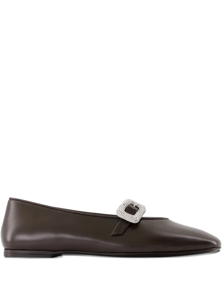  Giuseppe Zanotti Georgia Ballet Flats - Brown 