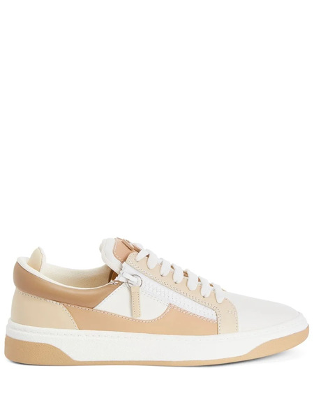  Giuseppe Zanotti Gz94 Double-zip Low-top Sneakers - White 