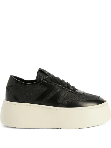  Giuseppe Zanotti Gz League Maxi Platform Sneakers - Black 