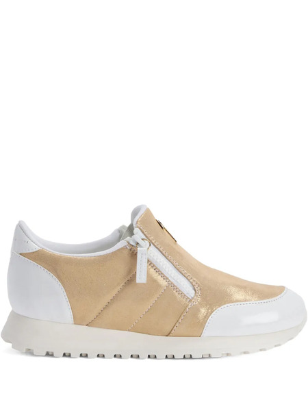 Giuseppe Zanotti Ilde Run Zip-detail Sneakers - Gold 
