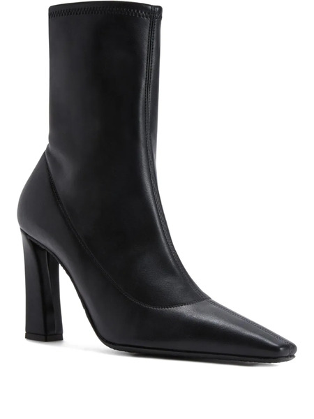  Giuseppe Zanotti Janiee Stretch 90 Square-toe Sock Boots - Black 