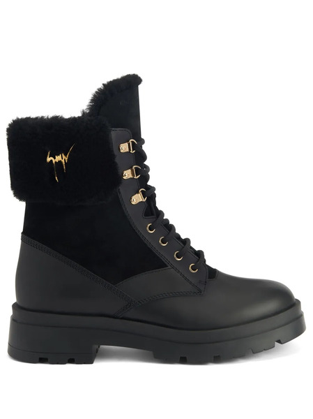  Giuseppe Zanotti Jaure Combat Boots - Black 