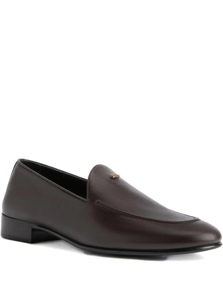  Giuseppe Zanotti Leather Loafers - Brown 