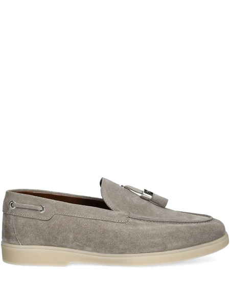  Giuseppe Zanotti Maui Suede Loafers - Grey 