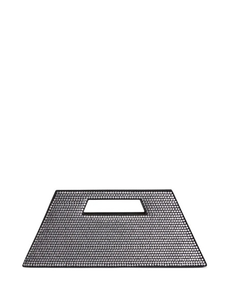  Giuseppe Zanotti Meloee Rhinestone Clutch - Silver 