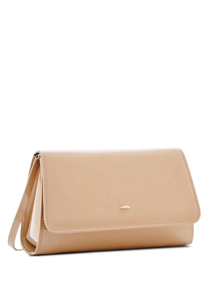  Giuseppe Zanotti Mini Cleopatra Patent Leather Flap Clutch - Brown 
