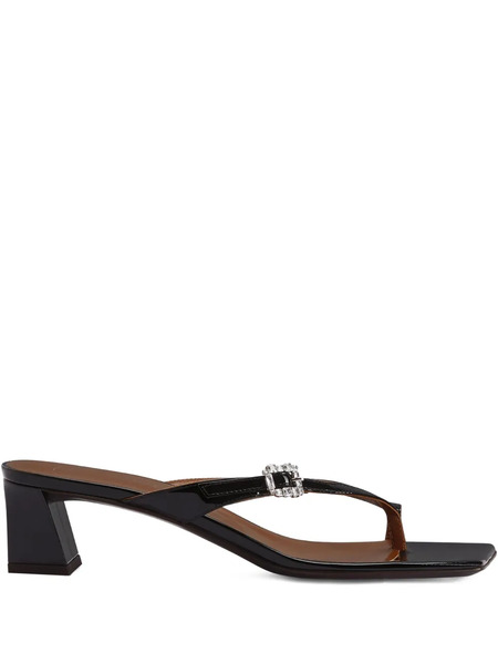  Giuseppe Zanotti 45mm Amandhine Sandals - Black 