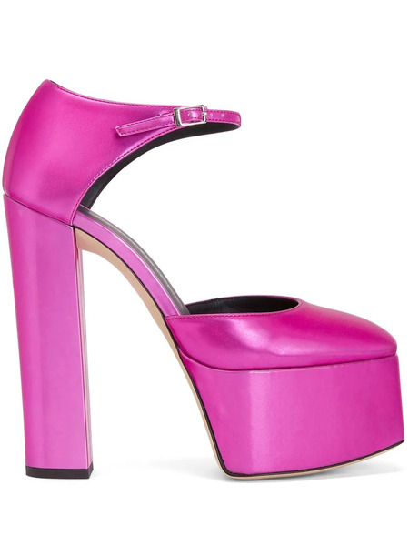  Giuseppe Zanotti 150mm Bebe Platform Pumps - Pink 