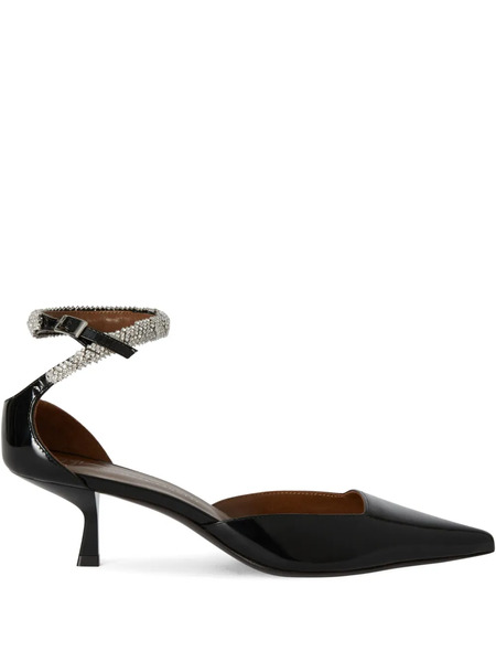  Giuseppe Zanotti 50mm Elenie Crystal-embellished Pumps - Black 