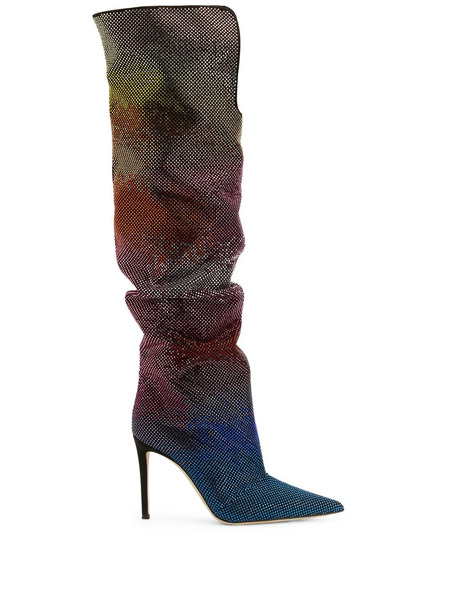  Giuseppe Zanotti 105mm Gz Gala Caleido Knee-high Boots - Black 