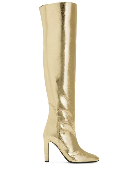  Giuseppe Zanotti 105mm Hattie Knee-high Boots - Gold 