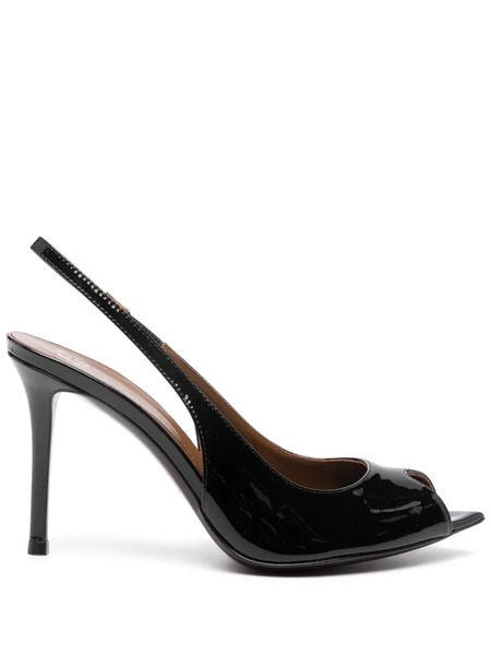  Giuseppe Zanotti 90mm Intriigo Open Toe Sandals - Black 