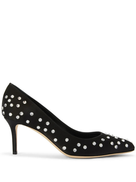  Giuseppe Zanotti 70mm Jakye Precious Pumps - Black 