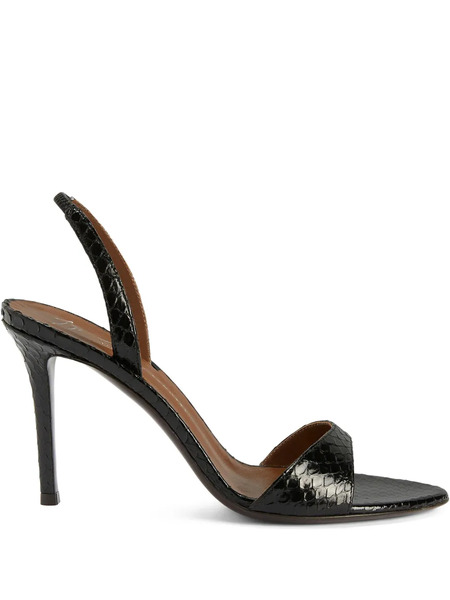  Giuseppe Zanotti 90mm Lilibeth Sandals - Black 
