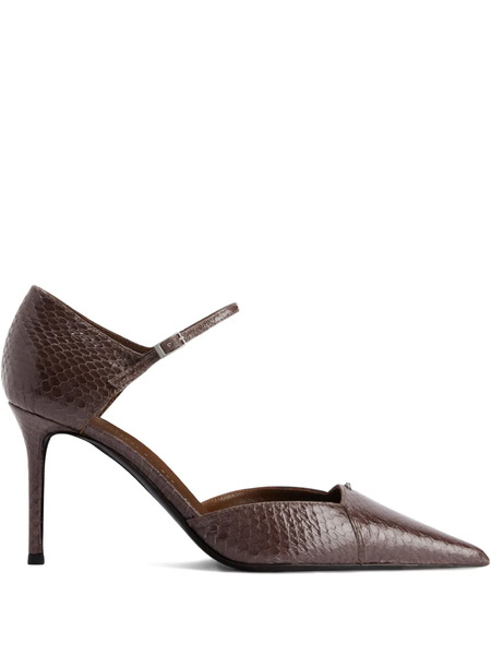  Giuseppe Zanotti 85mm Raquel D''orsay Pumps - Brown 