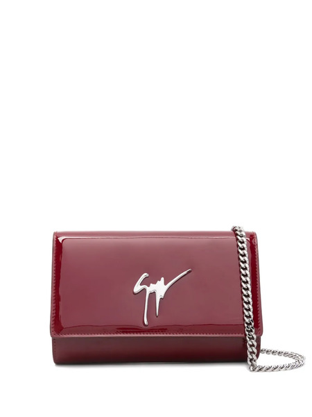  Giuseppe Zanotti Patent-leather Clutch Bag - Red 