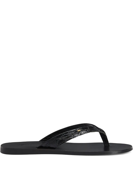  Giuseppe Zanotti Philemon Leather Sandals - Black 