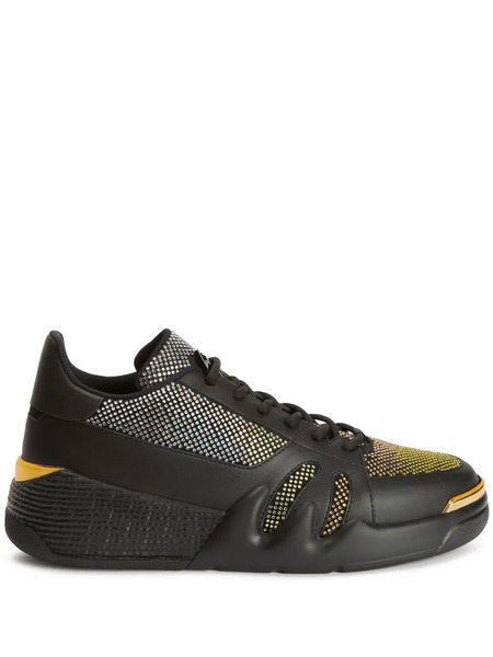  Giuseppe Zanotti Rhinestone Low-top Sneakers - Black 