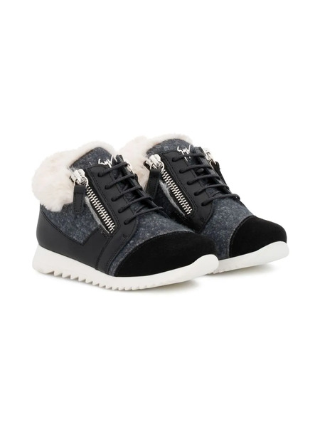  Giuseppe Zanotti Runner Jr. Low-top Sneakers - Black 