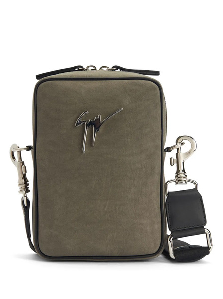  Giuseppe Zanotti Thoby Logo-plaque Bag - Brown 