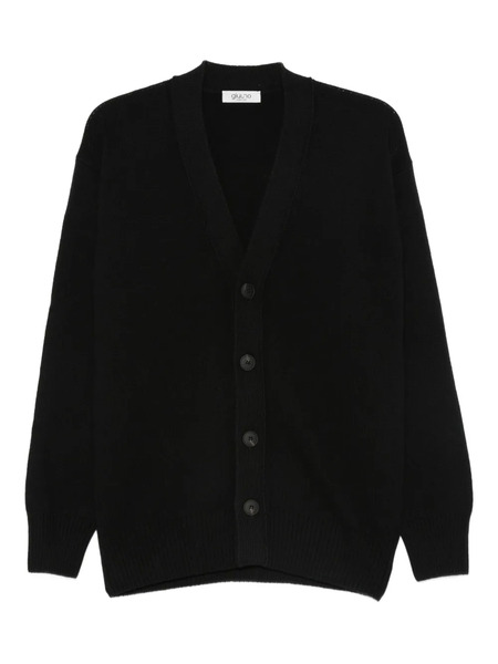  Giuuno V-neck Cardigan - Black 