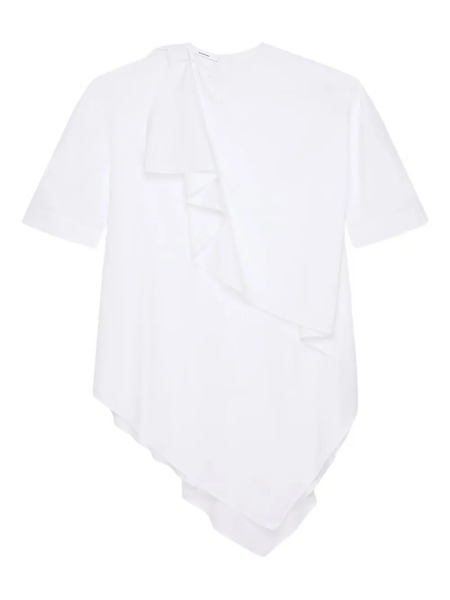  Givenchy Asymmetric Mini Dress - White 