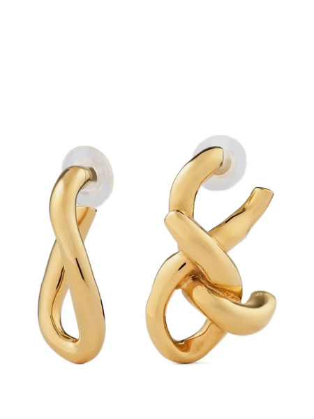  Givenchy Chain Link Asymmetrical Earrings - Gold 