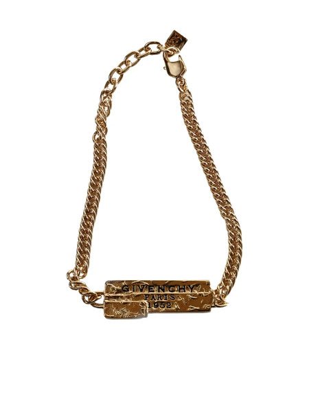  Givenchy Chain Plaque Bracelet - Gold 