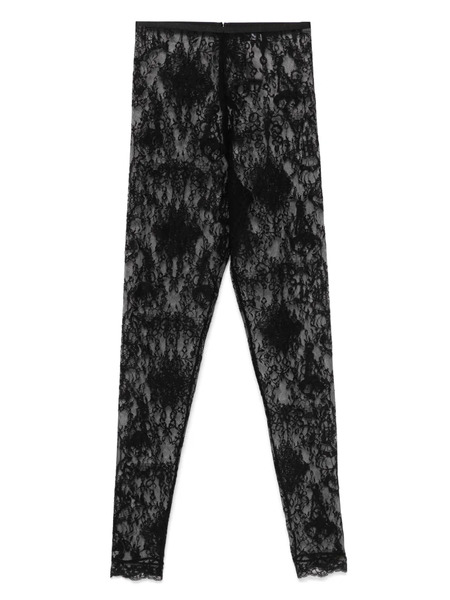  Givenchy Chandelier Lace Leggings - Black 