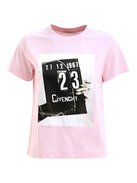  Givenchy Clapperboard Graphic T-shirt - Pink 